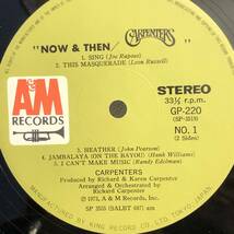 [中古] LPレコード「CARPENTERS：NOW & THEN」 33 1/3rpm カーペンターズ 洋楽 音楽 レトロ_画像4