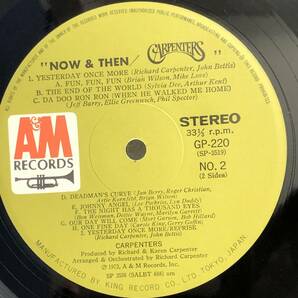 [中古] LPレコード「CARPENTERS：NOW & THEN」 33 1/3rpm カーペンターズ 洋楽 音楽 レトロの画像6