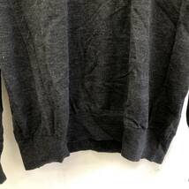 [洋服] メンズ「UNIQLO：ユニクロ ファインメリノ Vネックセーター ブラック」 サイズ：L 長袖 ファッション_画像4
