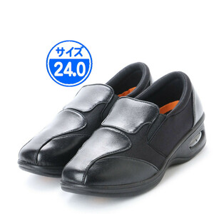 [ new goods unused ] walking shoes black 24.0cm black 17443