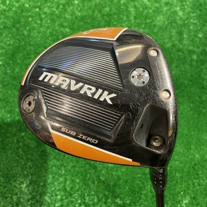 【中古】キャロウェイ/Callaway マーベリック サブゼロ/ドライバー/MAVRIK SUBZERO/DR/1W/9.0度 テンセイ-55-S★