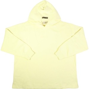 Fear of God フィアーオブゴッド ESSENTIALS Relaxed HOODIE CANARY パーカー クリーム Size 【L】 【新古品・未使用品】 20785585