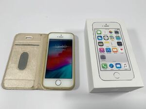 iPhone5s SIMフリー シルバー 32G Model A1453 ME336J/A SIMフリー