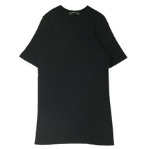 クロムハーツ CHROME HEARTS グンゼ Tシャツ 丸首 ブラック 黒 無地 半袖 L_画像1