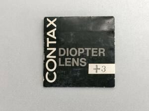 ◆コンタックス ディオプターレンズ（視度補正レンズ）+3◆CONTAX DIOPTER LENS +3◆デットストック