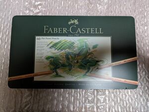 ファーバーカステル　112160 60色 ピットパステル　色鉛筆 FABER-CASTELL 缶入り