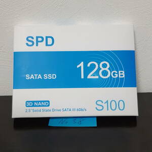 No.58★未使用★SSD★128GB★【S100-SC128G】★SPD★SATA★2.5インチ★厚み7ミリ★3D NAND★最大転送速度 520MB/s