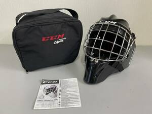 美高μO4 アイスホッケー用 ゴーリーマスク CCM GF9000 ICE HOCKEY GOALTENDERS 57-61cm L　現状品