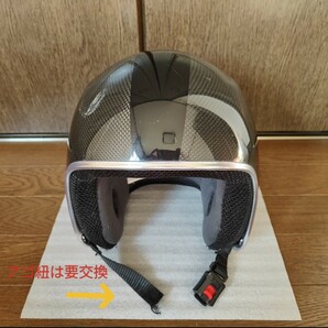 超軽量 フルカーボン ヘルメット CARRERA FIREBALL R カレラ ファイヤーボール スモールジェット ジェットヘル Mサイズ 競技用 リペア 用 の画像1