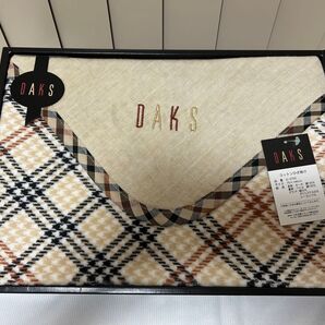 【新品】ダックス * DAKS コットンひざ掛け