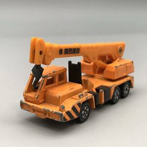 tomica トミカ NISSAN DIESEL TRUCK CRANE ニッサン ディーゼル トラック クレーン車 作業車 オレンジ ミニカー No.72 1/150 1974 おすすめ