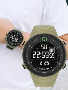 腕時計 メンズ クォーツ メンズ 多機能デジタル 時計 アウトドア スポーツ用 ストップウォッチ アラーム 防水 5気圧の耐水性