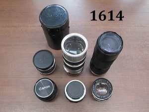 FK-1614◆CANON　キャノン用　レンズまとめ売り　FL50mm　1:1.4　Ⅱ・FD28mm 1.28S.C.　28mm 1:3.5など/美品他　現状.