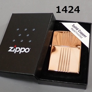 FK-1424◆solid copper hand finished zippo 2007年　展示用　未使用 20240207