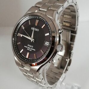 【電波ソーラー】SEIKO　セイコー　ドルチェ　Bk　7B22-0AK0