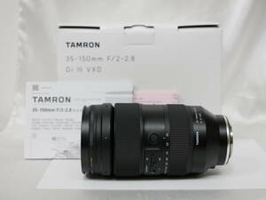 #1023 TAMRON 35-150mm F2-2.8 Di III VXD A058 Sony Eマウント タムロン ズームレンズ ソニー用