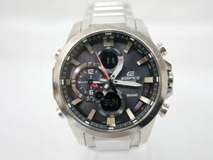 #0379 CASIO EDIFICE ECB-500 カシオ エディフィス タフソーラー 腕時計 アナデジ