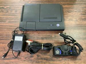 NEC PC Engine Duo Console Black PI-TG8 set tested PCエンジン デュオ 本体 セット 動作確認済 D215