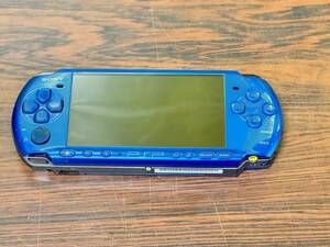 SONY PSP3000 Handheld Blue console tested ソニー PSP バイブラント・ブルー 本体 動作確認済 D266