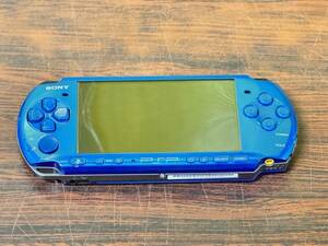 SONY PSP3000 Handheld Blue console tested ソニー PSP バイブラント・ブルー 本体 動作確認済 D303