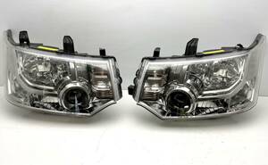 三菱 デリカD:5 / D5 CV5W CV1W CV2W CV4W 純正 HID ヘッドライト 左右セット バラスト バーナー付 KOITO 100-87918 ジャンク (H108)