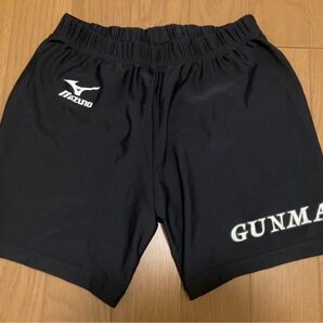 MIZUNO 群馬県代表 ショートタイツ Lサイズ 国体 レーシングタイツ スパッツ ミズノ ハーフタイツ 女子陸上