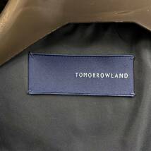 極美品! トゥモローランド【定価約15万】TOMORROWLAND ダウンジャケット 本革 羊革 ラムレザー ブルゾン アウター 黒 ブラック L 高級感◎_画像5