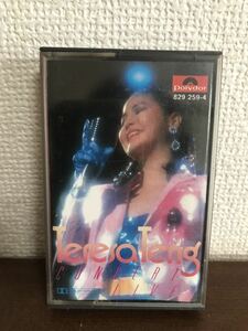 テレサ・テン 鄧麗君 1985 日本NHKホール コンサート TERESA TENG CONCERT LIVE JAPAN カセット cassette tape 日本現塲演唱會 香港版 ASIA