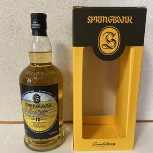 SPRING BANK スプリングバンク ローカルバーレイ 10年 51.6% 箱付き 未開封新品