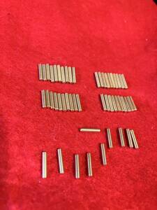 小径マイクロ真鍮丸棒素材、1㎝ × 2㎜　 50本