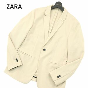 ZARA ザラ マン 現行タグ★ 通年 コンフォート 1B アンコン テーラード ジャケット ブレザー Sz.L　メンズ　A4T01020_2#O