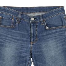 EDWIN エドウィン 502FG USED加工★ ストレッチ スリム デニム パンツ ジーンズ Sz.32　メンズ　A4B00759_2#R_画像4