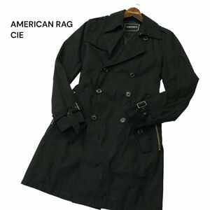 AMERICAN RAG CIE American Rag Cie через год Zip карман * тренчкот Sz.1 мужской чёрный A4T01232_2#O