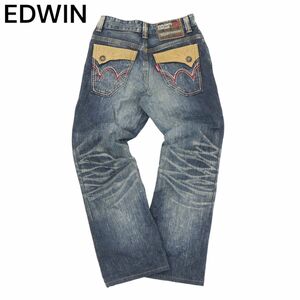 EDWIN エドウィン 441XVS XVシリーズ★ USED加工 デニム パンツ ジーンズ Sz.30　メンズ 日本製　A4B00872_2#R