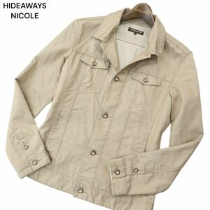 HIDEAWAYS NICOLE ハイダウェイ ニコル 通年★ デニム トラッカー ジャケット Gジャン Sz.48　メンズ　A4T01523_2#O