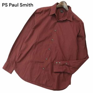 PS Paul Smith ポールスミス 通年★ 長袖 コットン シャツ Sz.L メンズ 日本製 A4T01519_2#Cの画像1