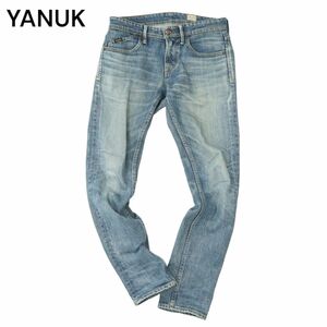 YANUK ヤヌーク 通年 【VINCENT】 USED加工 ストレッチ スリム デニム パンツ ジーンズ Sz.29　メンズ 日本製　A4B00817_2#R