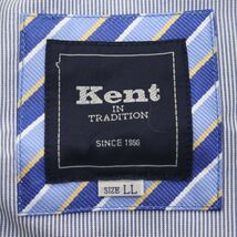 Kent in TRADITION ケント 通年 フード着脱可★ ストライプ サファリ ジャケット Sz.LL　メンズ 大きいサイズ　A4T01449_2#O_画像5