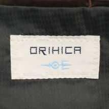 ORIHICA オリヒカ 通年 総裏 ストライプ★ ストレッチ テーラード ジャケット Sz.94AB4　メンズ ネイビー ビジカジ　A4T01844_2#O_画像6