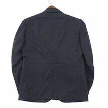 ORIHICA オリヒカ 通年 総裏 ストライプ★ ストレッチ テーラード ジャケット Sz.94AB4　メンズ ネイビー ビジカジ　A4T01844_2#O_画像4