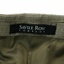 Savile Row サビルロウ 通年 背抜き 英国製 Britannia生地★ テーラード ジャケット Sz.98 BE5　メンズ　A4T01926_2#O_画像6