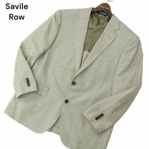 Savile Row サビルロウ 通年 背抜き 英国製 Britannia生地★ テーラード ジャケット Sz.98 BE5　メンズ　A4T01926_2#O