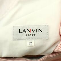 LANVIN SPORT ランバン スポーツ 春夏 麻 リネン混★ ストライプ スラックス パンツ Sz.92　メンズ 大きいサイズ ゴルフ　A4B01022_2#P_画像9