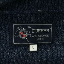 The DUFFER of St.GEORGE ダファー オブ セントジョージ 春夏 麻100%★リネン ニット ジャケット カーディガン Sz.L　メンズ　A4T01893_2#M_画像5