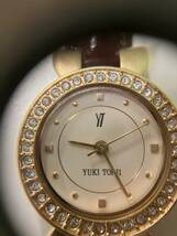 YUKI　TORII　トリイユキ　腕時計　レディース　クォーツ　電池切れ　動作未確認　画像判断　中古品 電池テスターOK 現状品 B000_画像3