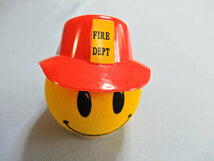 スマイル消防士のアンテナボール Smile FIRE DEPT Antenna Ball 長期保管 コレクション放出！_画像1