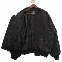 90s POLO SPORT MA-1 フライトジャケット ラルフローレン 黒_画像3