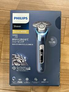 Shaver series 9000 ウェット＆ドライ電動シェーバー S9982/54 （アイスブルー ）