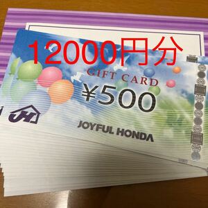 ジョイフル本田 株主優待 12000円分