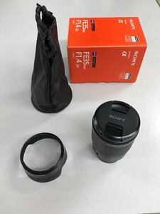 【中古良品】SONY ソニー 一眼カメラ用レンズ Distagon T* FE 35mm F1.4 ZA SEL35F14Z Eマウント用